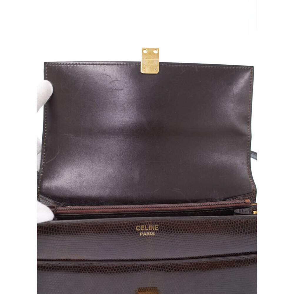 Celine Lizard Crocodile Shoulder Bag - Picture 9 of 9